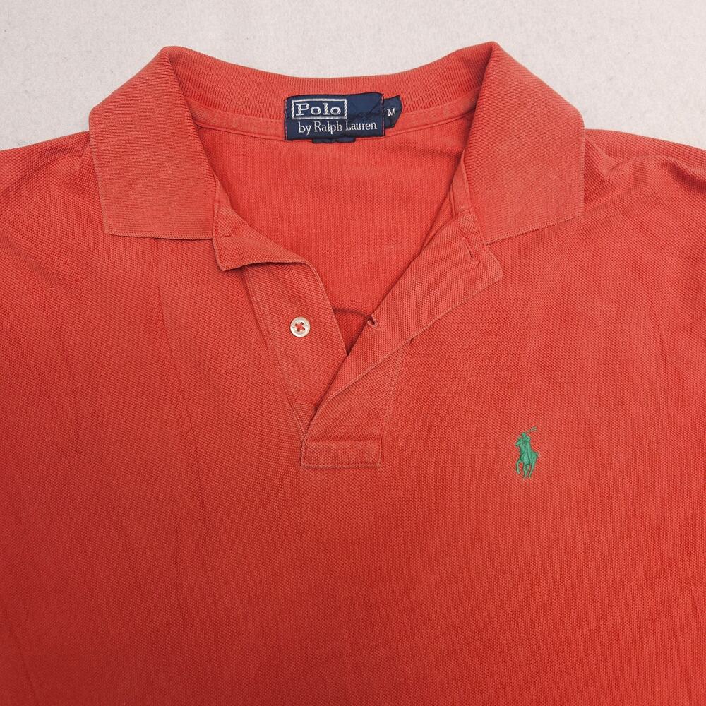 Polo by Ralph Lauren Casual Collared Short Sleeve Polo Shirt Mens Size M Pink